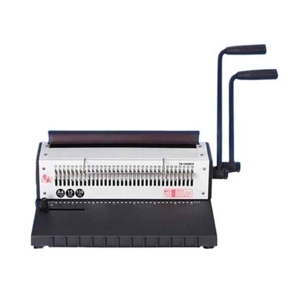 TD-1500B34 Iron Ring Binding Machine With Full Blade 34 Holes Desk Calendar Wall Calendar Punching Machine Double Coil Binding
