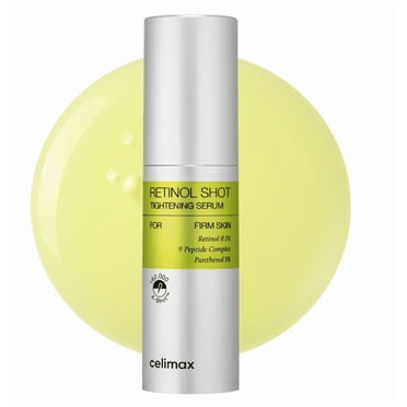 celimax The Vita A Retinol Shot Tightening Serum | with Pure Vitamin A Retinol, Peptide, Pore Minimizer, Wrinkles & Fine Lines, Firmer Skin, Anti-Aging, Skin Smoothing 30ml 1.01 fl. oz.