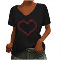thumbnail image 1 of Birdeem T-Shirt Sans Manches à Col en V pour Femmes, Mode Décontractée, Imprimé, Chandail, 1 of 5