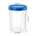 thumbnail image 3 of Birdeem 50oz Airtight Food Storage Containers, Plastic Meal Prep Containers with Lids, Leakproof for Lunch, Stackable Kitchen Organization, 3 of 7