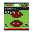 thumbnail image 1 of Sanding Discs, Aluminum Oxide, Red Resin, 120-Grit, 5 In., 5-Pk. - 3723, 1 of 4