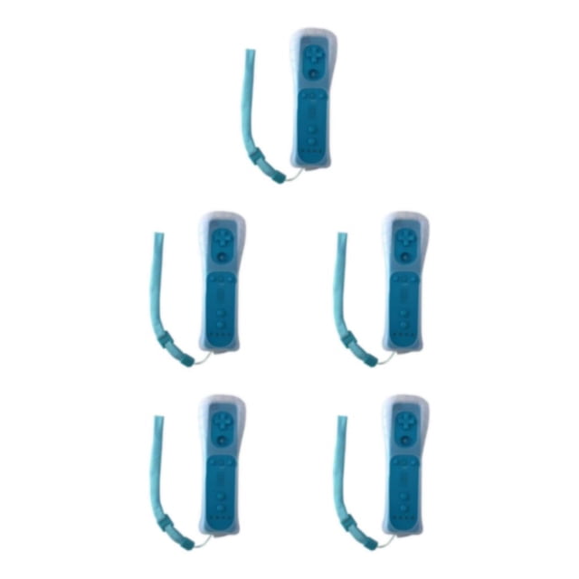 mmirethe Experience Seamless Gaming With Plus Gamepad Easy Operation Exquisite Craft Wireless Remote Gamepad blue 5Set