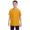 thumbnail image 1 of Hanes 54500 Youth Tagless T-Shirt - Gold - Small, 1 of 1