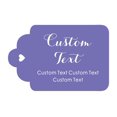 thumbnail image 1 of 100 PCS Personalized Paper Hang Tags Made Any Text Custom Tags Wedding Favor Gifts, 1 of 1