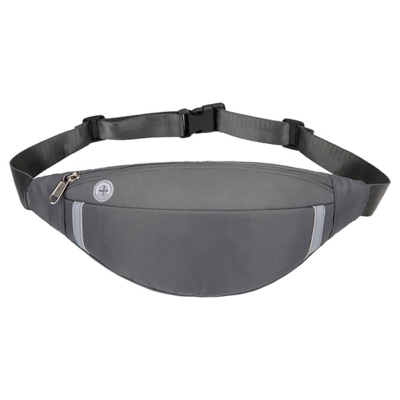 Fanny Pack for Women and Men Crossbody Belt Bag with Headphone Hole 12.2 in x 1.96 in x 4.72 in Nylon Travel Waist Pack