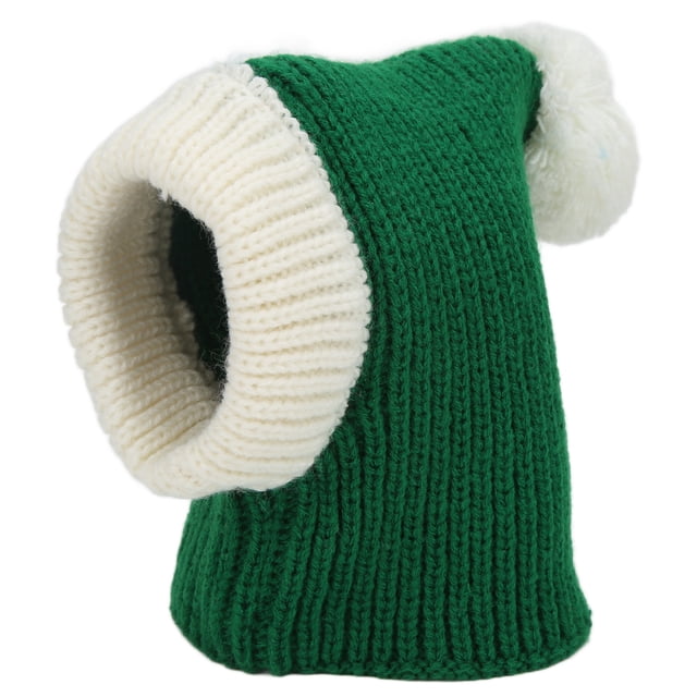 Dog Christmas Headgear, Wool Material Fashion Style Cute Appearance Exquisite Workmanship Dog Winter Hat For Cats For Medium Dogs For Small Dogs Red,Green