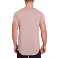 thumbnail image 4 of Dagugfen Hauts d'Entraînement pour Hommes Manches Courtes Col Rond Ajusté Confortable Couleur Unie Course Gym Hauts Athlétiques, 4 of 7