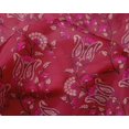 thumbnail image 4 of oneOone Silk Tabby Fabric Leaves|Floral & Paisley Block Printed Craft Fabric BTY 42 Inch Wide, 4 of 4