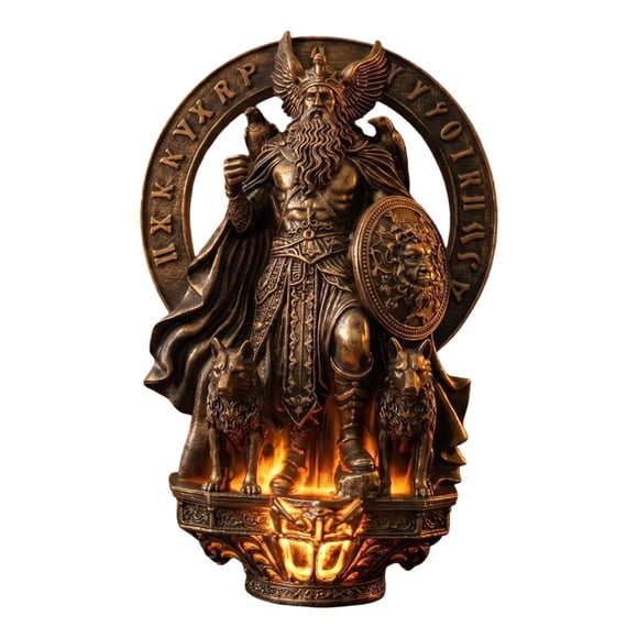 NJGRAE Canada Day Wall Lamp 10in Resin Wall Sconce Wall Light Led Wall for Bedroom Living Room Hallway Ideal for Lovers Mythology Fans Clearance Items