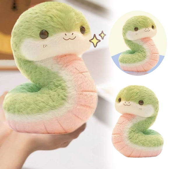 Bamboohart Year of The Snake 2025 Cute Snake Doll Plush Year of The Snake Doll New Year 2025 Snake Plush Snake New Year Mascot Doll Plush for Lunar Year Spring Festival Home Decoration