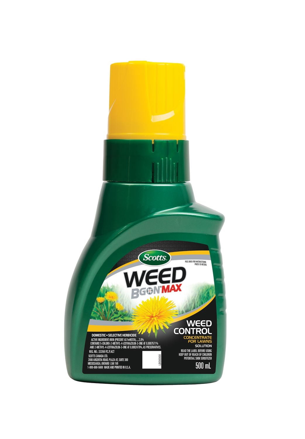 Scotts Weed B Gon MAX Concentrate Weed Control for Lawns - 500mL