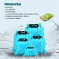 thumbnail image 5 of Dry Bag Waterproof Sack Foldable Moisture Barrier Pocket Flexible Rafting Storage Light Reserve Pouch Multifunctional Strap Hook Sky Blue, 5 of 5