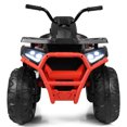 thumbnail image 1 of Patiojoy 12V Kids Electric Ride On Car Toy 4-Wheeler ATV Quad with LED Lights Red, 1 of 5