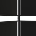 thumbnail image 5 of vidaXL 4-Panel Room Divider Black 200x180 cm Fabric, 5 of 5