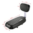 thumbnail image 3 of Amdohai Bike Back Seat PU Leather Soft Cushion Rear Rack Seat with Backrest, 3 of 7