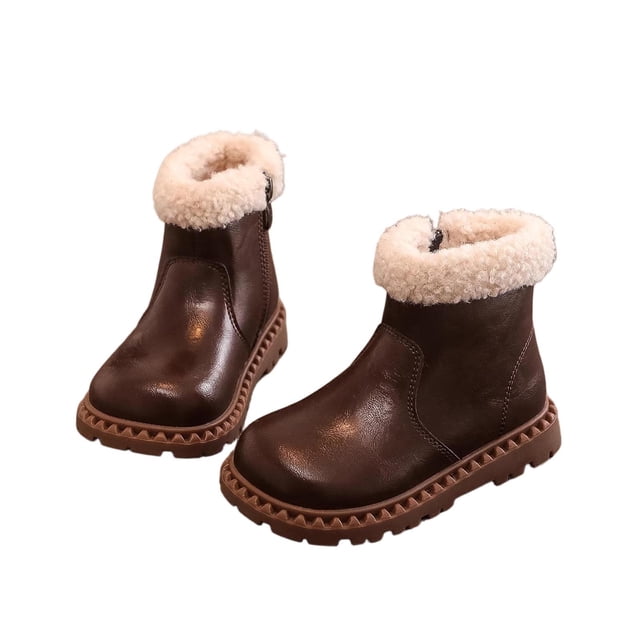 Autumn Girls' Booties, British Style Fashion Booties, Suitable for Middle and Older Children
