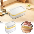 thumbnail image 1 of LutIedan Airtight Butter Dish with Lid Butter Keeper for Countertop And Refrigerator Fridge Storage Box Large Capacity Kitchen Organizer Preserve Freshness Dishwasher Safe, 1 of 7