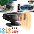 thumbnail image 1 of 200W 12V Car Truck Auto Heater Hot Cool Fan Windscreen Window Demister Defroster, 1 of 8