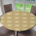 thumbnail image 3 of ziyahi Elastic Edged Waterproof Backed Fitted round table cover Table Cover Tableclothes Style C 1.5m, 3 of 9