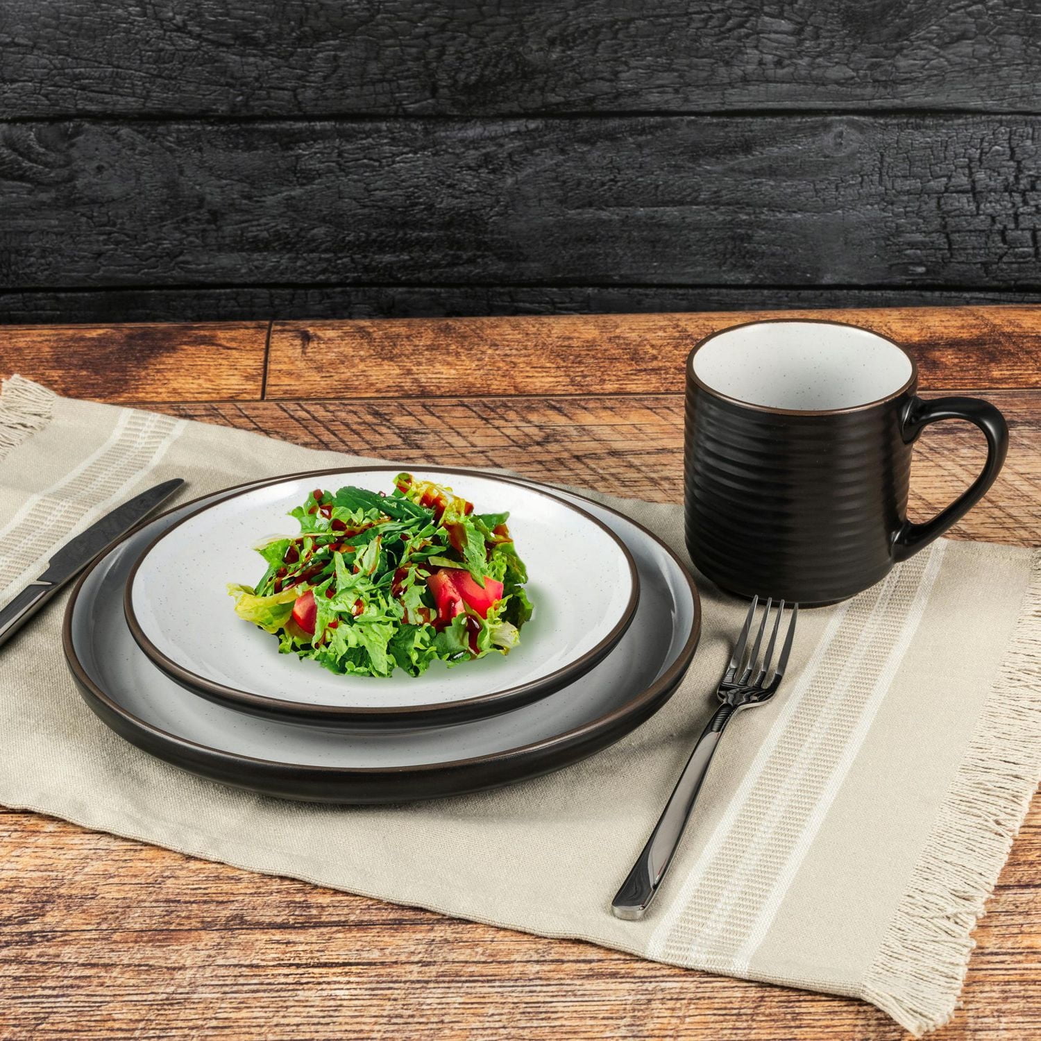 Yellowstone Ceramic Salad Plate, Beth Collection