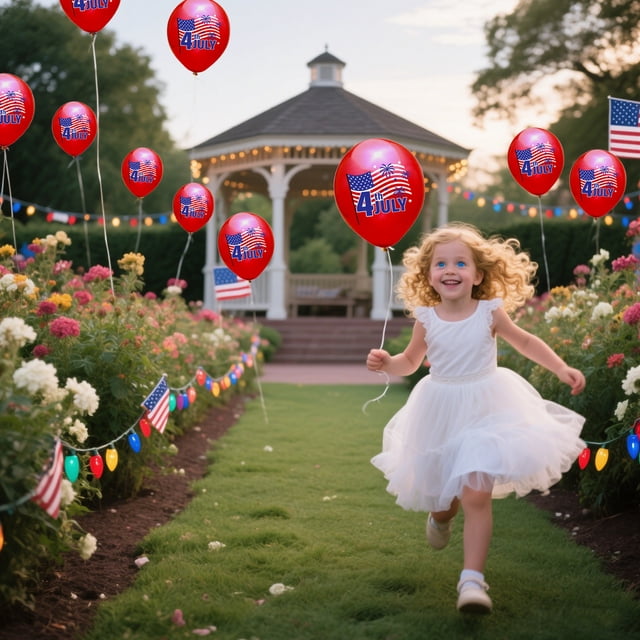 EGNMCR Memorial Day Decorations,4Th of July Decorations 3Pcs Fourth Of July Balloons Decorative Balloons For Independence Day Celebrations Balloons For Festive Events Rubber balloon