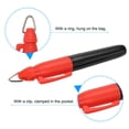 thumbnail image 5 of Unique Bargains Mini Permanent Markers Dry Erase Pen with Keychain Clip, Red Ink  4 Pack, 5 of 5