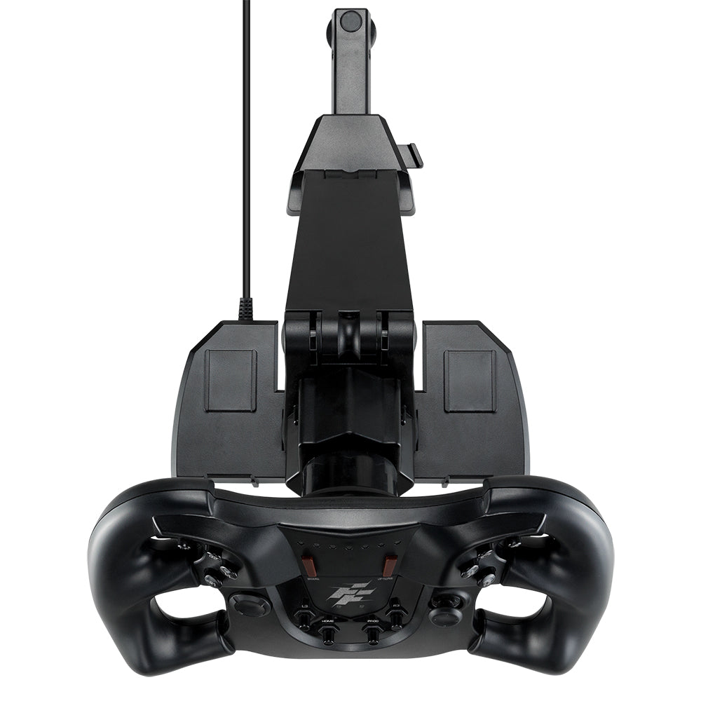 Volant de course Flashfire Monza avec levier vitesses en H et pédales pour PC, PS3, PS4, XBOX 360, ONE, Series X/S Nintendo Switch, Noir.