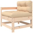 thumbnail image 2 of vidaXL 8 Piece Garden Lounge Set with Cushions Solid Wood, 2 of 5