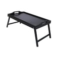 thumbnail image 2 of DOLITY Bamboo Breakfast Tray Flexible Portable Laptop Desk for Sofa Couch Floor black, 2 of 9