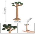 thumbnail image 1 of JJKBVCLO Simulation Micro Détachable Modèle d'Arbre Fruitier Scène d'Arbre Ornements de Table de Sable, 1 of 7
