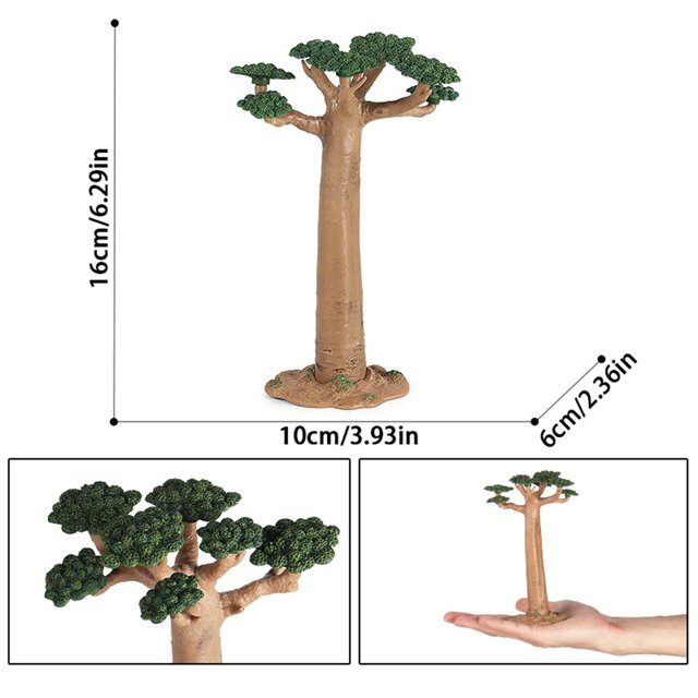 JJKBVCLO Simulation Micro Détachable Modèle d'Arbre Fruitier Scène d'Arbre Ornements de Table de Sable