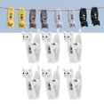 thumbnail image 4 of Cat Snack Clips, Food Bag Snack Clip Anti Slip Handle  For Household For Office White, 4 of 8