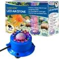 thumbnail image 1 of PENN-PLAX 3-Inch Round LED Air Stone with 12 LED Lights for Freshwater & Marine Aquariums, 1 of 8
