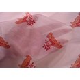 thumbnail image 4 of oneOone Cotton Silk Fabric Bird Block Printed Craft Fabric BTY 42 Inch Wide, 4 of 4