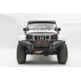thumbnail image 4 of Fits 2007-2018 Jeep Wrangler JK Fab Fours Bumper GR1010-1 Grumper; One Piece Full Width Design; Direct Fit; Mounting Hardware Included; With Grille; With Internal Winch Mount; With D-Ring Mounts, 4 of 5