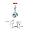 thumbnail image 2 of 1PC Industrial Sliding Door Pulley Steel Hardware Tools, Hanging Rail Channel Wheel Accessories H2 H3 ,Easy to Install, 2 of 7