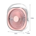 thumbnail image 3 of Boovnll Fashion Desktop Fan, Home Usb Charging Small Fan, Mini Desktop Portable Large Wind Silent Fan, 3 of 8