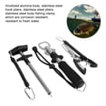 thumbnail image 2 of Fishing Hook Remover,Stainless Steel Fishing Lure Fishing Gripper Fishing Tools Versatile Functionality, 2 of 9