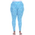 thumbnail image 1 of White Mark Leggings Léopard Ultra Doux pour Femmes, 1 of 5