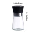 thumbnail image 2 of Stainless Steel Bottle Manual Pepper Grinder, Stainless Steel Glass Bottle, Pepper Powder, Sea Salt, Spice Grinder Bottle, Kitchen Seasoning Bottle Spice Grinder Manual, 2 of 6