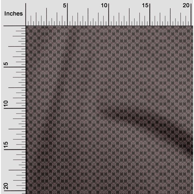 oneOone Cotton Cambric Fabric Square Geometric Fabric Prints By Yard 56 Inch Wide