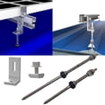 thumbnail image 3 of M10 Stick Screw with L Angle Solar PV Trapezoidal Sheet Metal Roof Fixture, 3 of 7