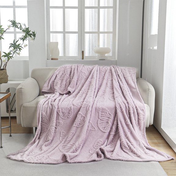 Butterfly Throw Blanket Soft Blanket Couch Throw Blanket Soft Throw Blanket Double Sided Fleece Blanket Super Soft Lightweight Fleece Blanket For Sofa Chair Bed Camping
