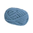 thumbnail image 2 of Tnarru Chunky Wool Yarn Jumbo Yarn Washable Hand Knitting DIY Weight Yarn Bulky Yarn for Tapestry Bed Fence Throw Rug Making Gray Blue, 2 of 8