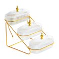 thumbnail image 3 of Lipstore Fruit Bowl Stylish Multifunctional Fruit Tray for Parties Wedding Decoration 3 Layer, 3 of 8