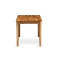 thumbnail image 3 of Pemberly Row Traditional Rectangular Wood Dining Table in Natural, 3 of 5