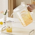 thumbnail image 4 of 2L Water Kettle Iced Beverage Dispensers,Iced Beverage Dispensers Fridge Pitcher,Refrigerator Dispenser Water Container for Kitchen Home Party Bar Wedding, 4 of 6