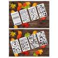 thumbnail image 3 of 48 Pieces Kids Drawing Template Kit Alphabet Number Pattern Christmas Drawing Template Reusable for DIY Craft Journal Notebook Diary Scrapbook Planner Decoration Woodcut Pen Tools, 3 of 8