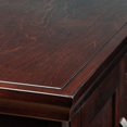 thumbnail image 4 of Leick Riley Holliday Bronze Glass 60" TV Stand in Chocolate Cherry, 4 of 4