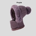 thumbnail image 1 of EGNMCR Winter Wool-collared -piece Cap a cap, 1 of 1